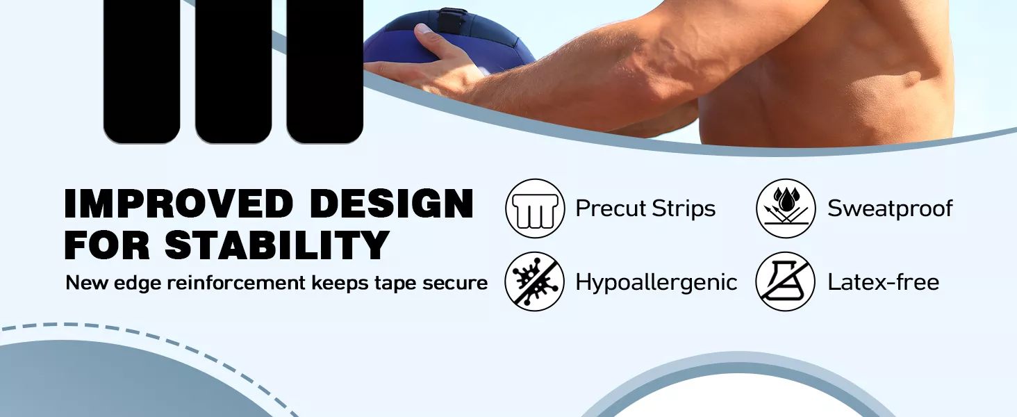 KTQUICK Shoulder Support Tape
KTQUICK Kinesiology Tape
KTQUICK Muscle Tape
Tennis Tape
Golf Tape
Workout Recovery
