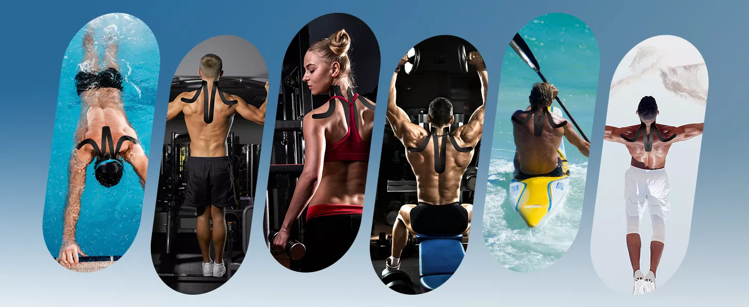 KTQUICK Neck Tape
KTQUICK Muscle Support Tape
KTQUICK Workout Tape
 Weightlifting Tape
Yoga Tape