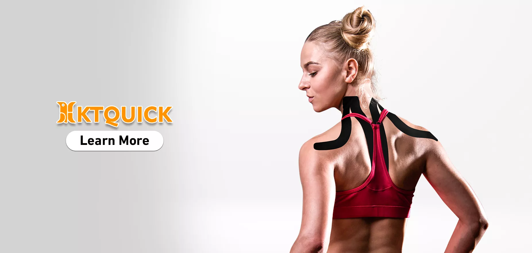 pre-cut sports tape no scissors tape ready to use kinesiology tape pre-shaped kinesiology tape quick apply athletic tape time saving sports tape