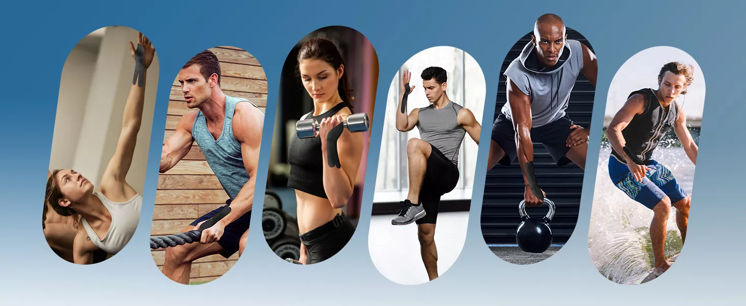 KTQUICK Kinesiology Tape
KTQUICK Wrist Support Tape
Workout Tape
Basketball Tape
Volleyball Tape
Tennis Tape
Golf Tape
KTQUICK Kinesiology Finger Tape
KTQUICK Kinesiology thumb Tape
