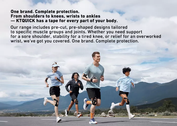 pre-cut sports tape no scissors tape ready to use kinesiology tape pre-shaped kinesiology tape quick apply athletic tape time saving sports tape