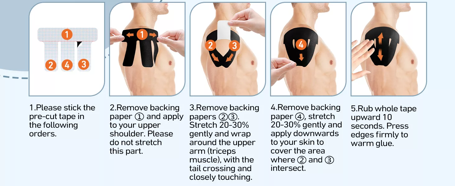 KTQUICK Shoulder Support Tape
KTQUICK Kinesiology Tape
KTQUICK Muscle Tape
Tennis Tape
Golf Tape
Workout Recovery